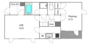 佐藤フラッツ【2階】の間取り