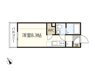 COLLINA五日市中央【2階】の間取り