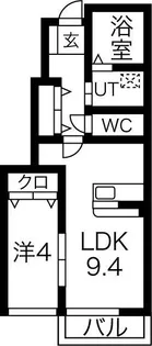スカイ フィールド(SKY FIELD)【1階】の間取り