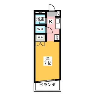 サニーサイドII【1階】の間取り