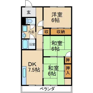 田中マンション【3階】の間取り