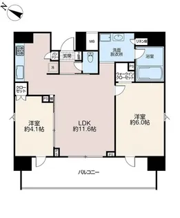 レオーネ文京音羽【11階】の間取り