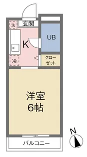 アルペンみの【2階】の間取り