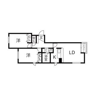 センチュリSコート【4階】の間取り