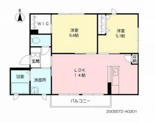 シャーメゾン・ウイズII【2階】の間取り