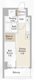 ジオエント横浜【1階】の間取り