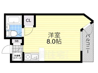 グリーンセトルオークラ【2階】の間取り