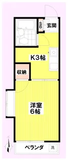 メゾンドブラン【1階】の間取り