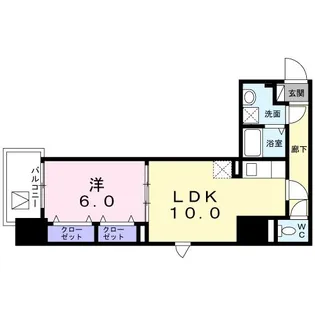 メゾン ド シュシュ 西巣鴨【3階】の間取り