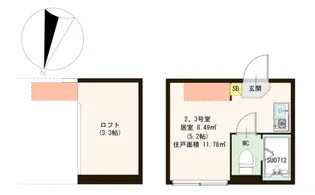 リッシュ小岩【1階】の間取り
