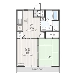 ディアス都【1階】の間取り