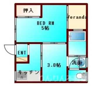 高橋ビル【5階】の間取り