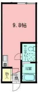 ラポールテラス【3階】の間取り