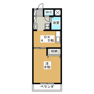 エクセリーナいなだ【1階】の間取り