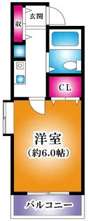三郷FLATS【2階】の間取り