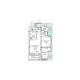 ASMACI MAISON両国I【7階】の間取り