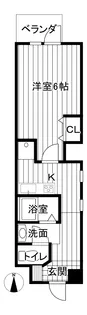 上野ビル【8階】の間取り