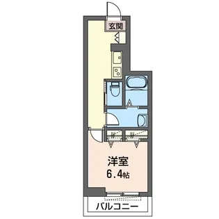 アルフラット【3階】の間取り