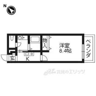 シャルマンエスパース【1階】の間取り