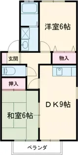 グリーンハイツジニアA【2階】の間取り