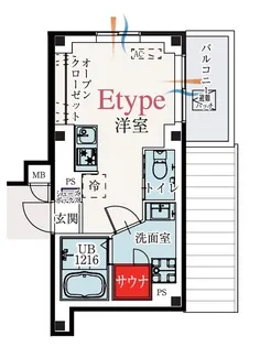 b’CASA東伏見【5階】の間取り