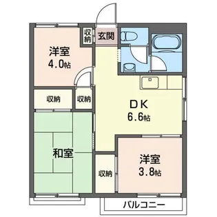 サンコーポ森【2階】の間取り