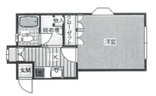 篠原マンション【1階】の間取り