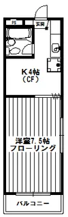 Kビレッジ【2階】の間取り
