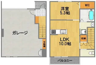 y‘s garage1の間取り