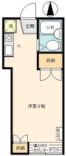 ファミーユ川越【1階】の間取り
