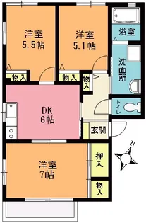 ベストハイツ【2階】の間取り