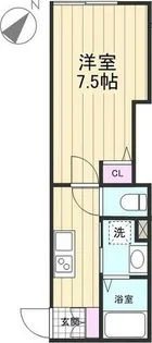 JH AXIS谷在家【3階】の間取り