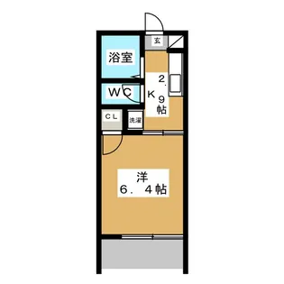 フォーブル萩野【1階】の間取り