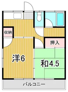 シャトレ綾瀬【3階】の間取り