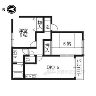 サンライフ殿城【2階】の間取り