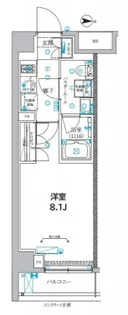 CREALpremier大島【1階】の間取り