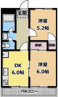 ハウスメモリアルI【2階】の間取り