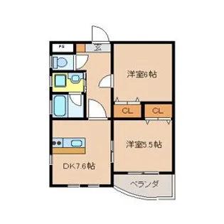 パピーガーデン【4階】の間取り