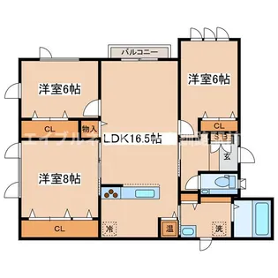 セルシオ共栄館【1階】の間取り