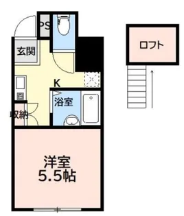 ヴィラメゾン鶴川【2階】の間取り