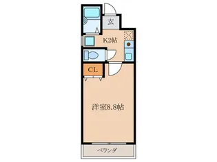 パレスCORE15【3階】の間取り