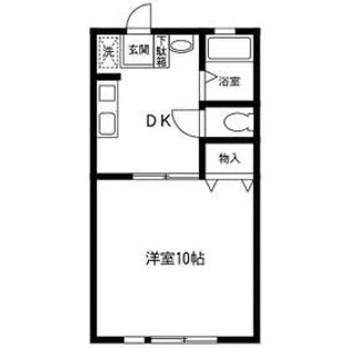 南五井ハイツ B棟【2階】の間取り