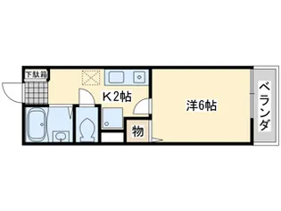 クレスト中町【2階】の間取り
