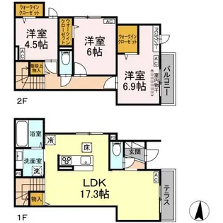 エントピア四谷の間取り