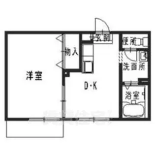 リバティますが【1階】の間取り