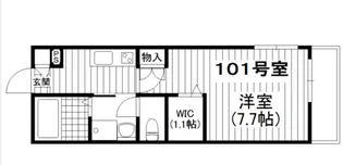 アビテ奥沢【1階】の間取り