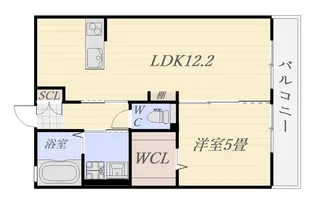 ラシュレ【2階】の間取り