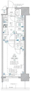 ディアレイシャス名古屋ステーション【13階】の間取り