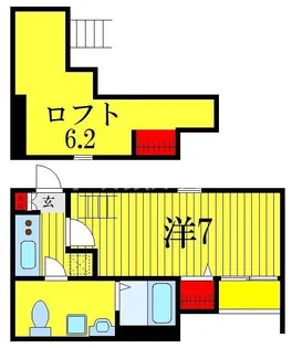 リバーグラス幕張【1階】の間取り