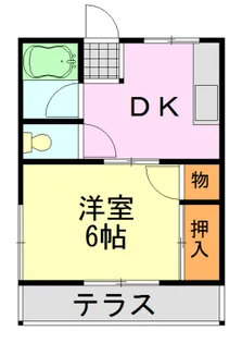 そが野ハイツ【1階】の間取り